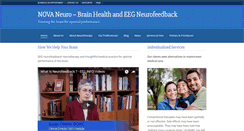 Desktop Screenshot of novaneurotherapy.com